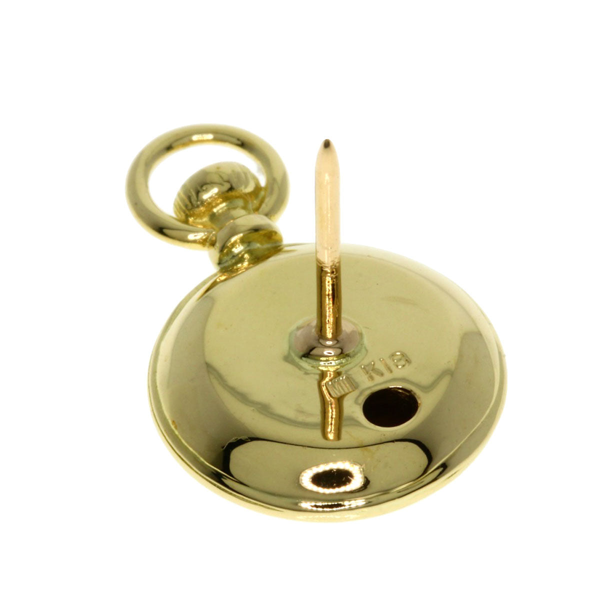 MIKIMOTO Brooch Diamond K18 Yellow Gold Ladies