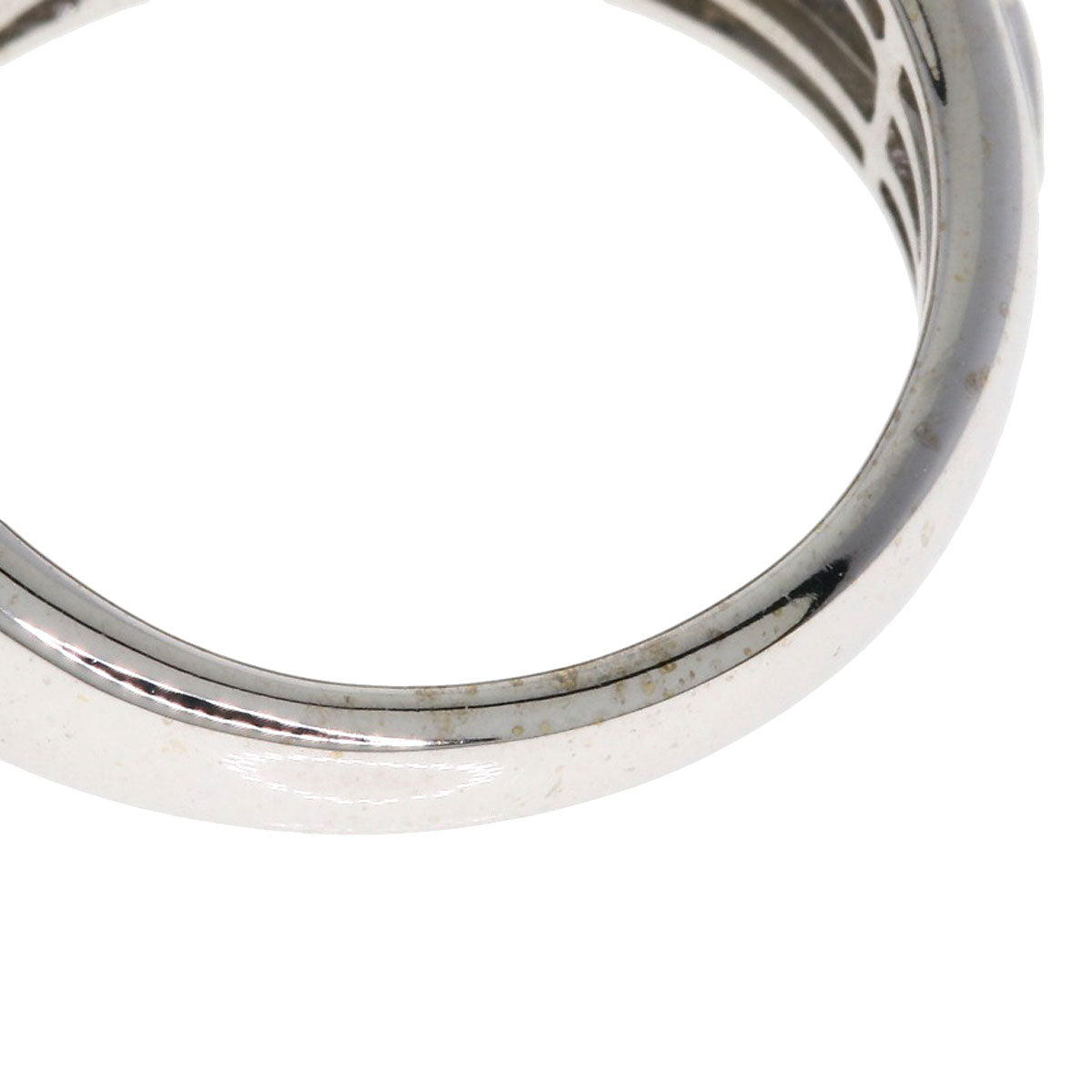 0.6ct Diamond Ring K18 White Gold 6.5g Ladies