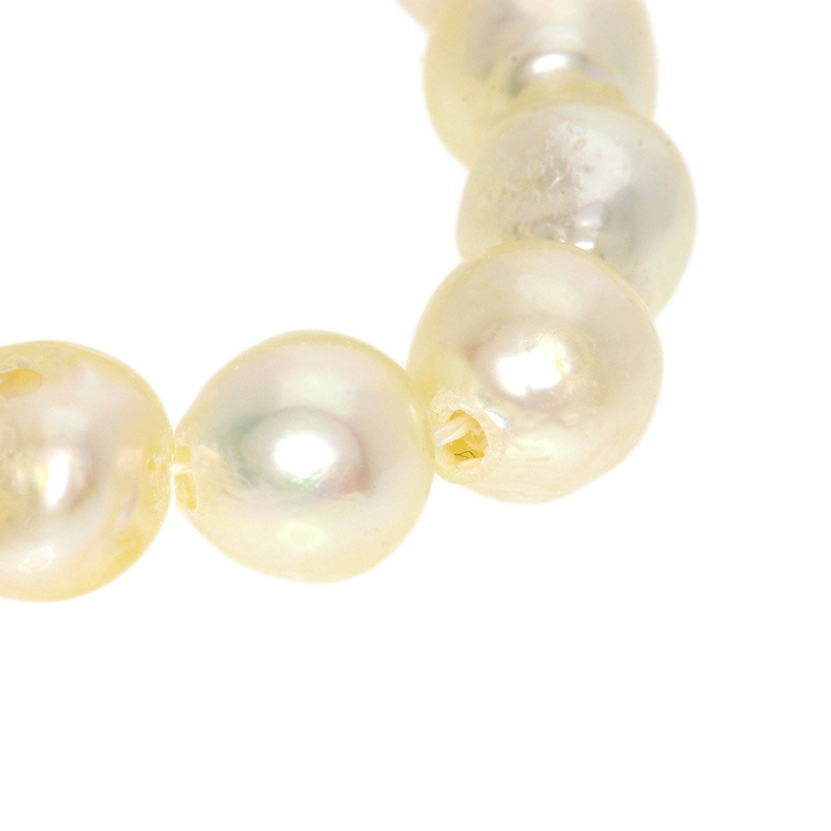 Akoya Pearl Pearl 2 series Necklace Silver 66g Ladies