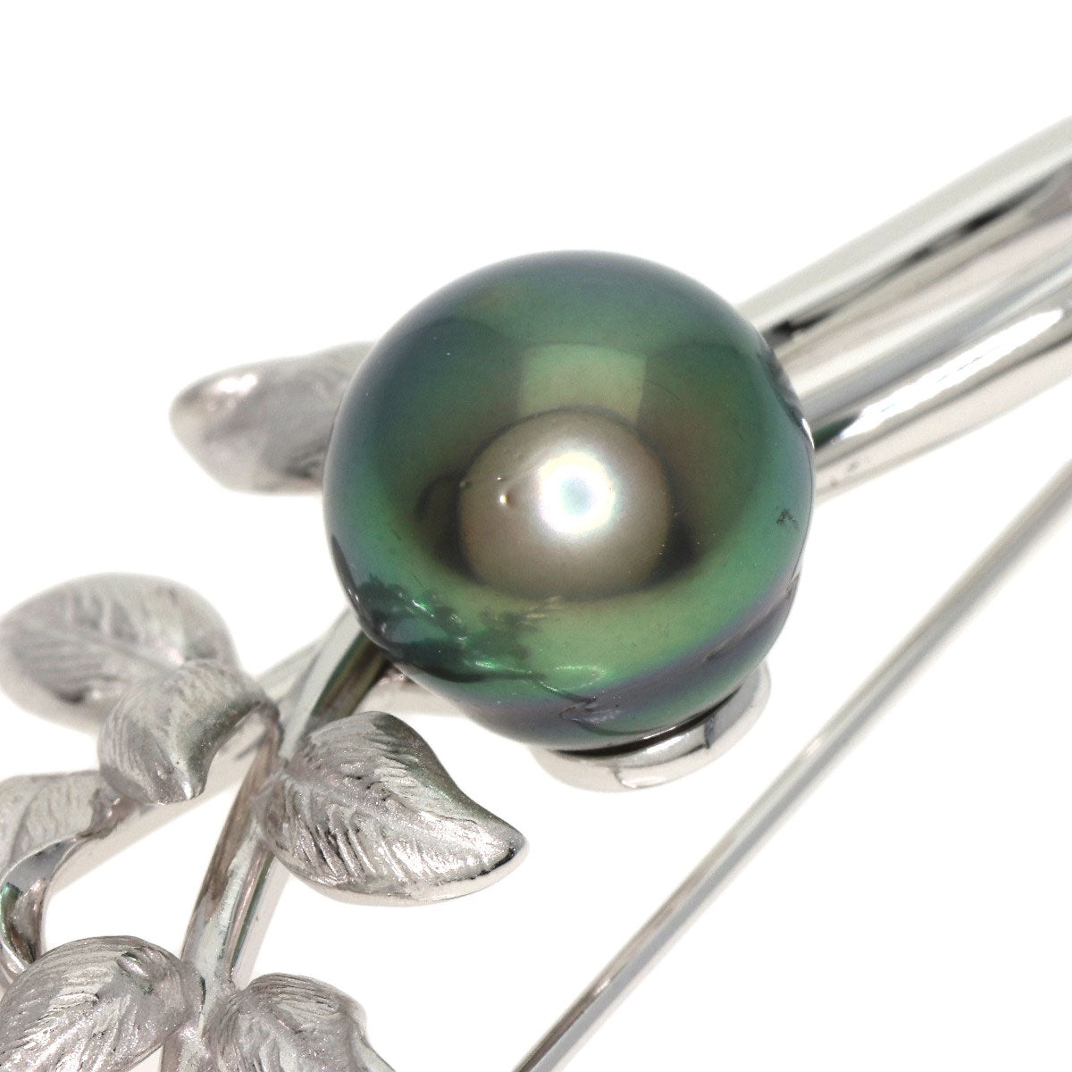 TASAKI Brooch Pearl Pearl Diamond K18 White Gold Ladies