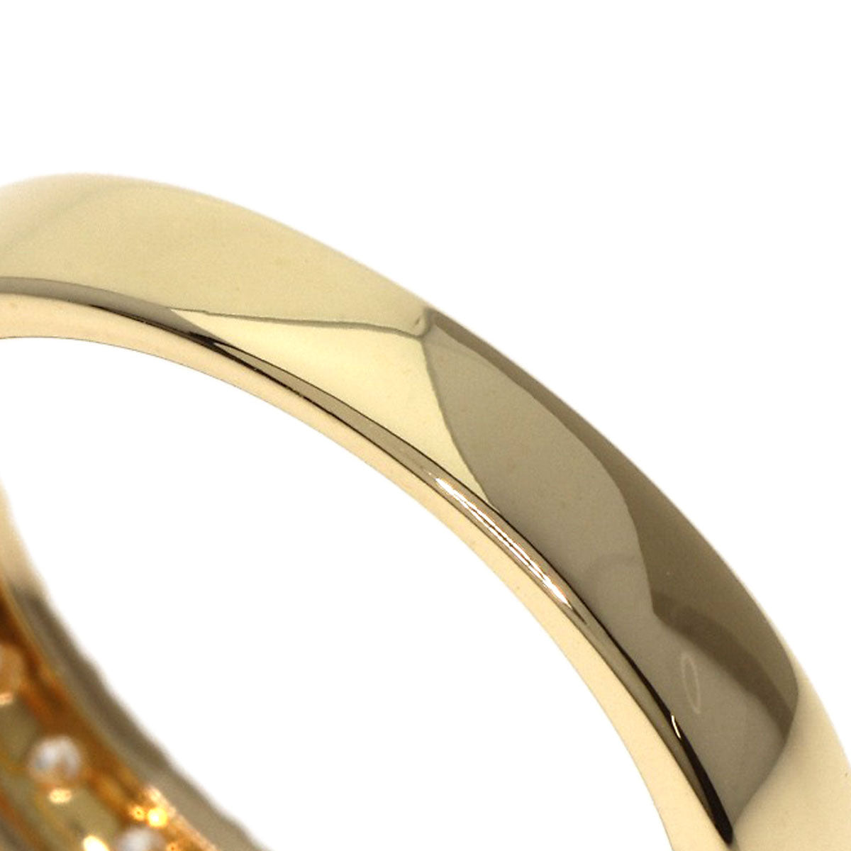 Ponte Vecchio Ring Diamond K18 Yellow Gold Ladies