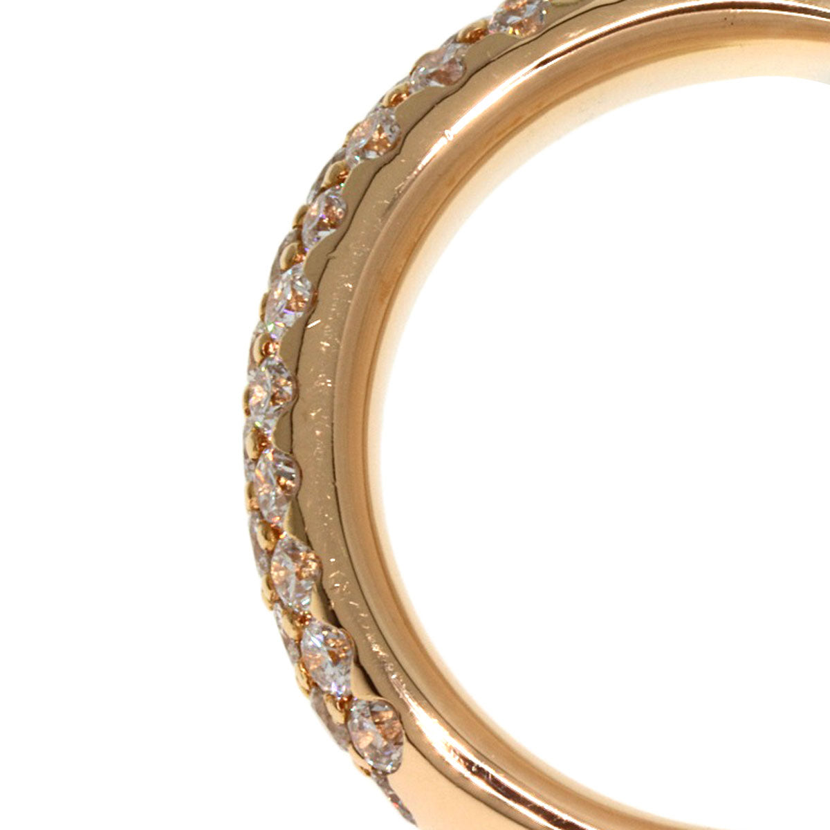 0.85ct Diamond Ring K18 Yellow Gold 6.9g Ladies