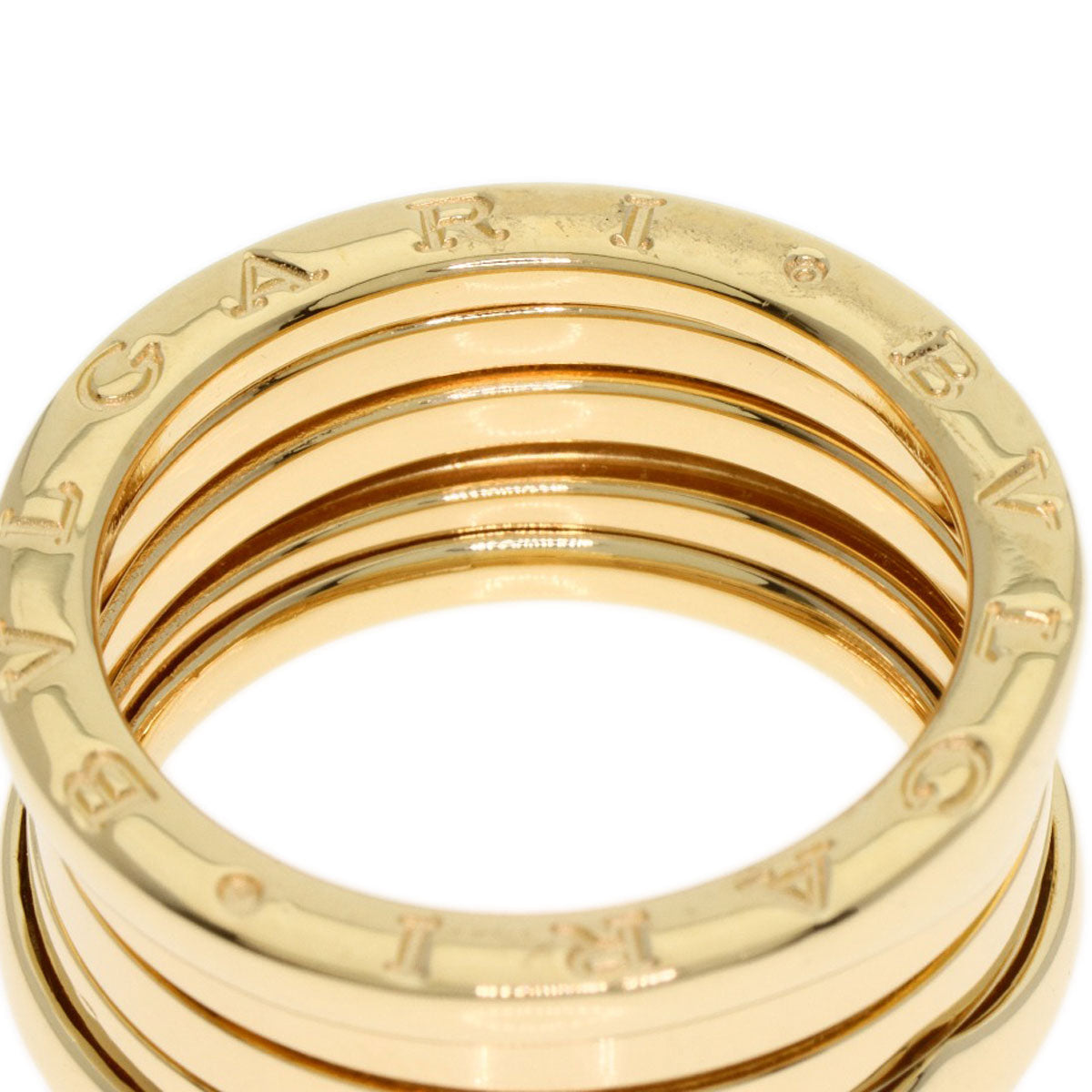 BVLGARI Ring B.zero1 3 bands #60 K18 Yellow Gold Ladies