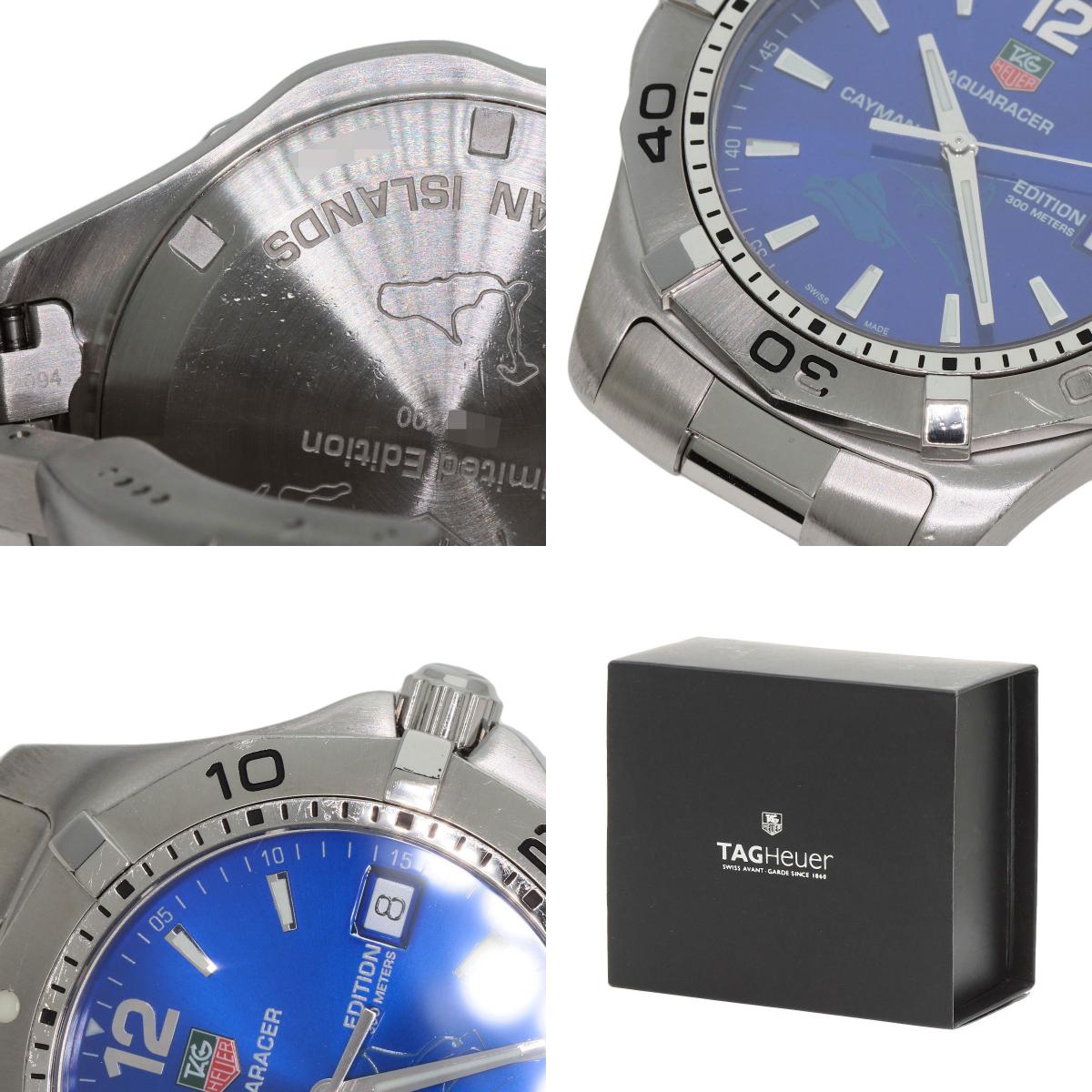 TAG HEUER Aqua Racer Cayman Limited to 700 Watches WAF111F Stainless Steel/Stainless Steel mens