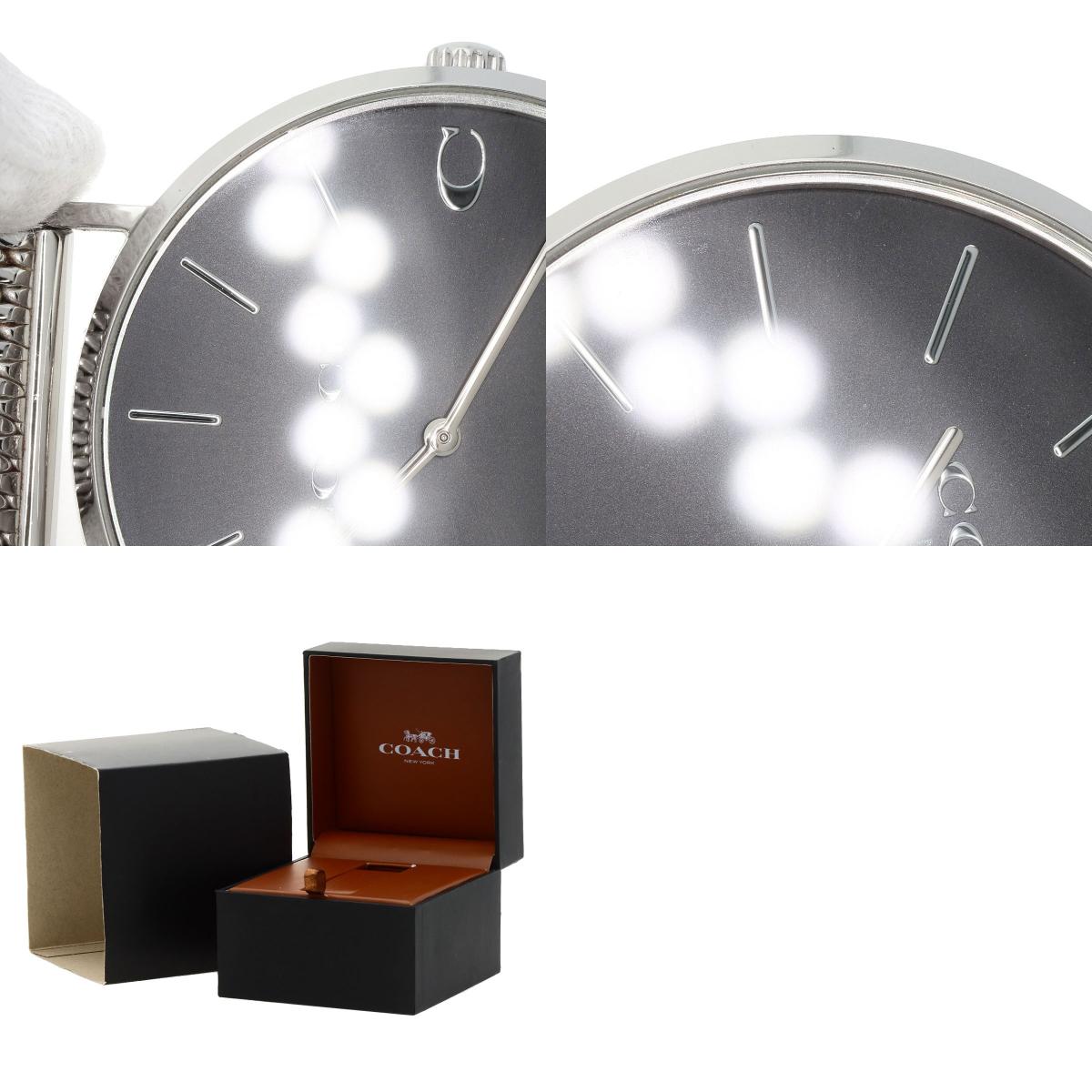 COACH Round face Watches CA.124.2.14.1575 Stainless Steel/Stainless Steel mens