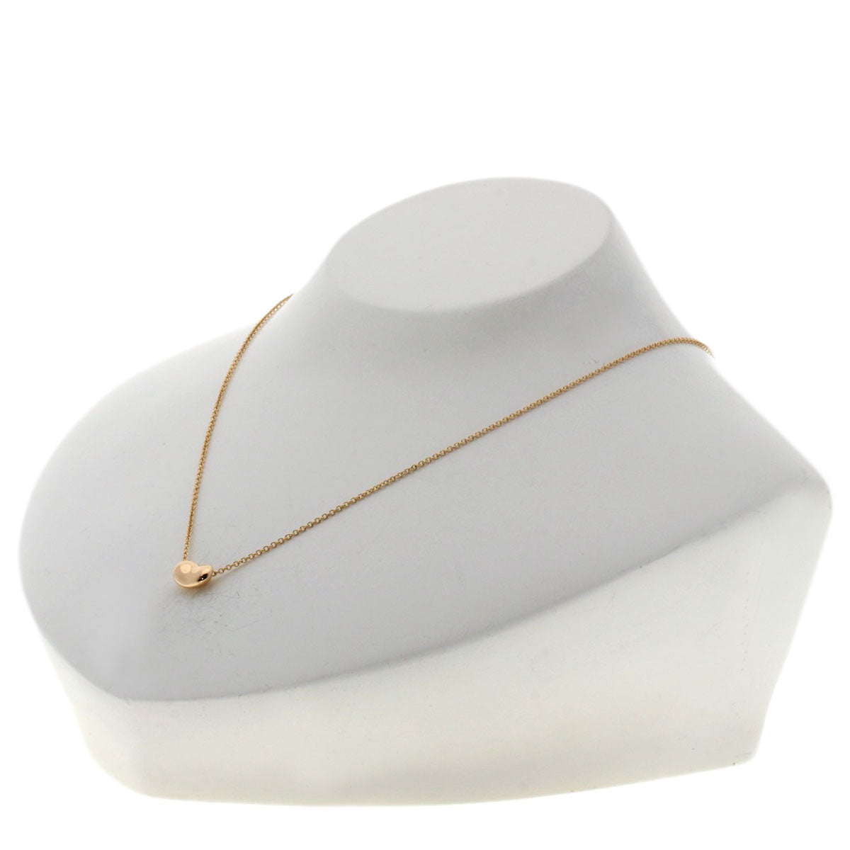 TIFFANY&Co. Necklace Bean K18 Pink Gold Ladies