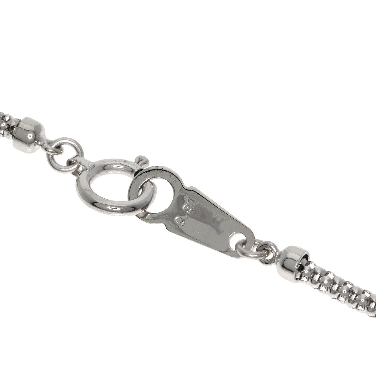 0.31ct Diamond Necklace K18 White Gold 10.7g Ladies