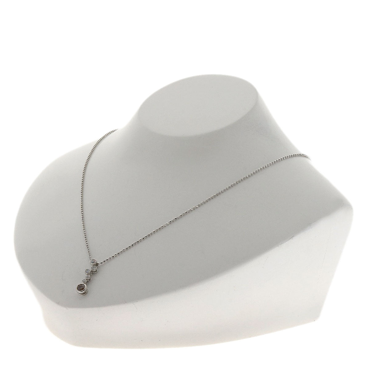 Kashikey Necklace Brown Diamond Diamond Platinum PT900 PT850Ladies