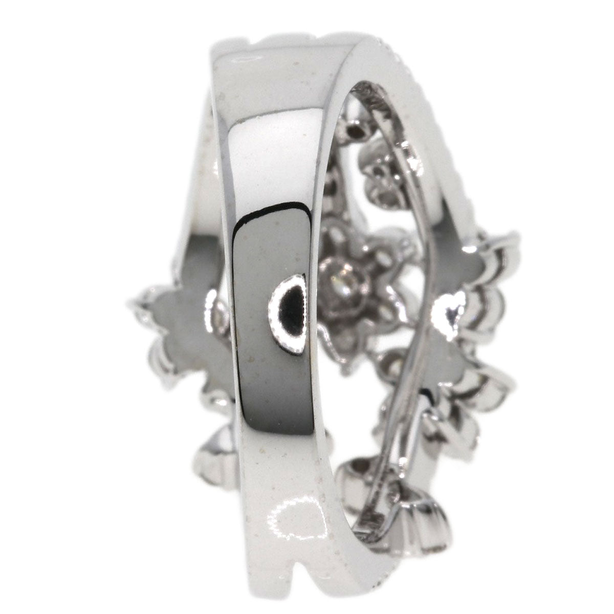 1ct Diamond Ring K18 White Gold 7.2g Ladies