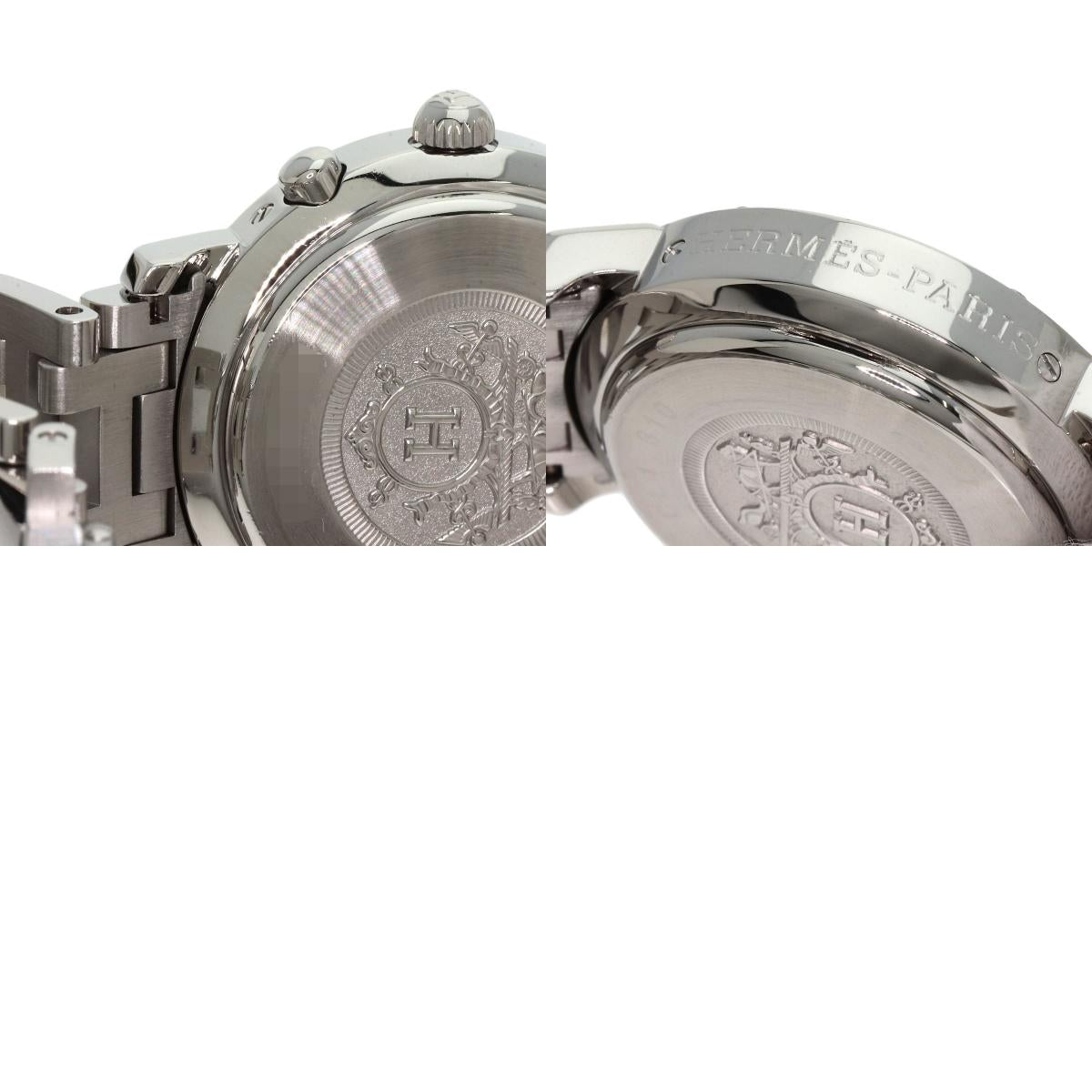 HERMES Clipper Chronograph Watches CL1.310 Stainless Steel/Stainless Steel Ladies