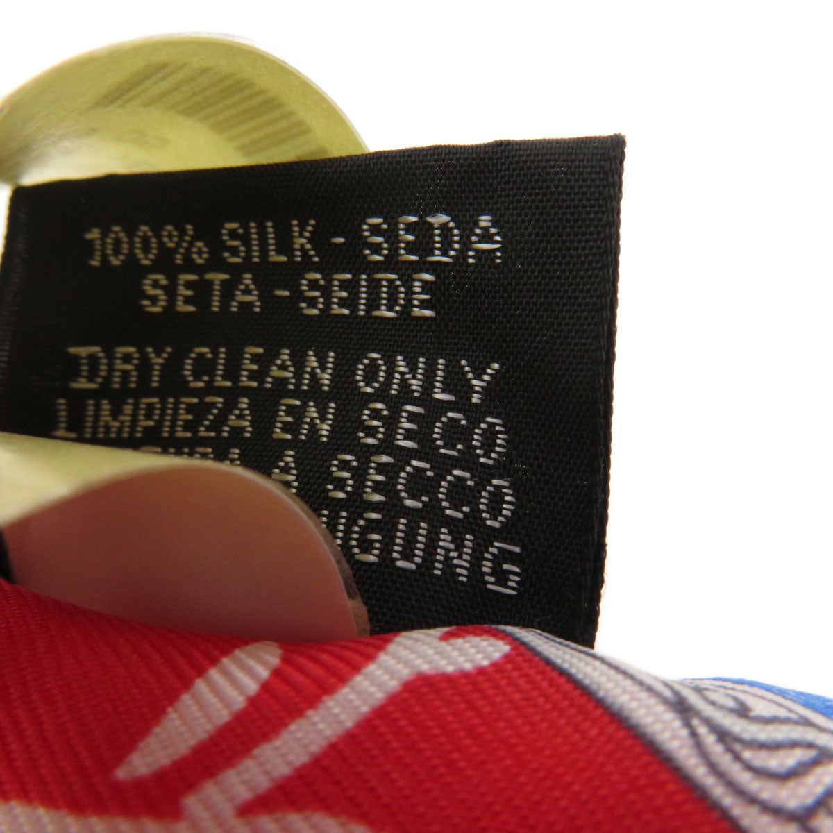 HERMES Scarf Twilly Silk Ladies