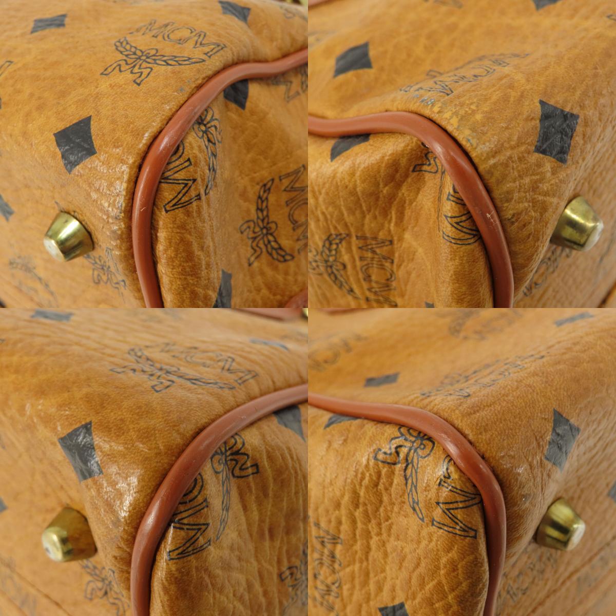 エムシーエム ミニボストン ボストンバッグ PVC レディース 【中古】【MCM】