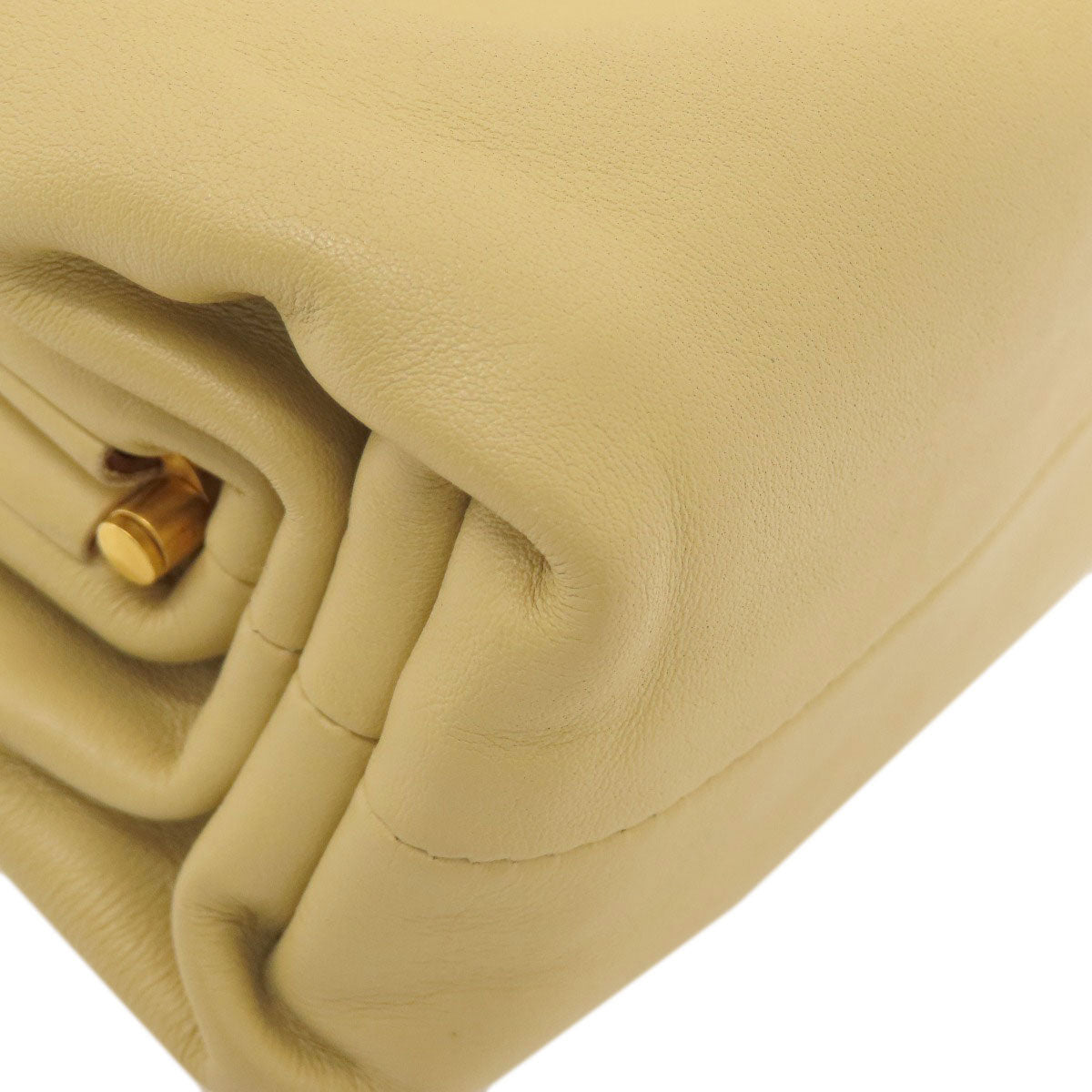 ボッテガヴェネタ がま口ショルダー ショルダーバッグ カーフ レディース 【中古】【BOTTEGA VENETA】