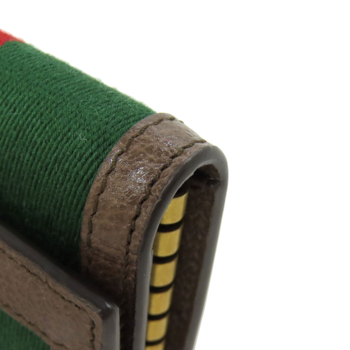 GUCCI 722950 key holder GG Marmont Sherry Line Canvas LeatherLadies