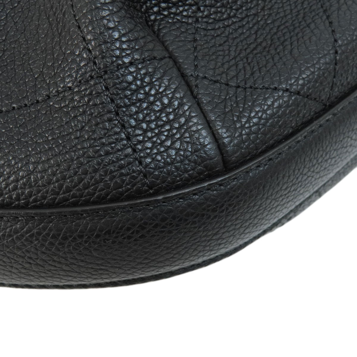 CHANEL Tote Bag Chain bag COCO Mark Silver Hardware Calf Ladies