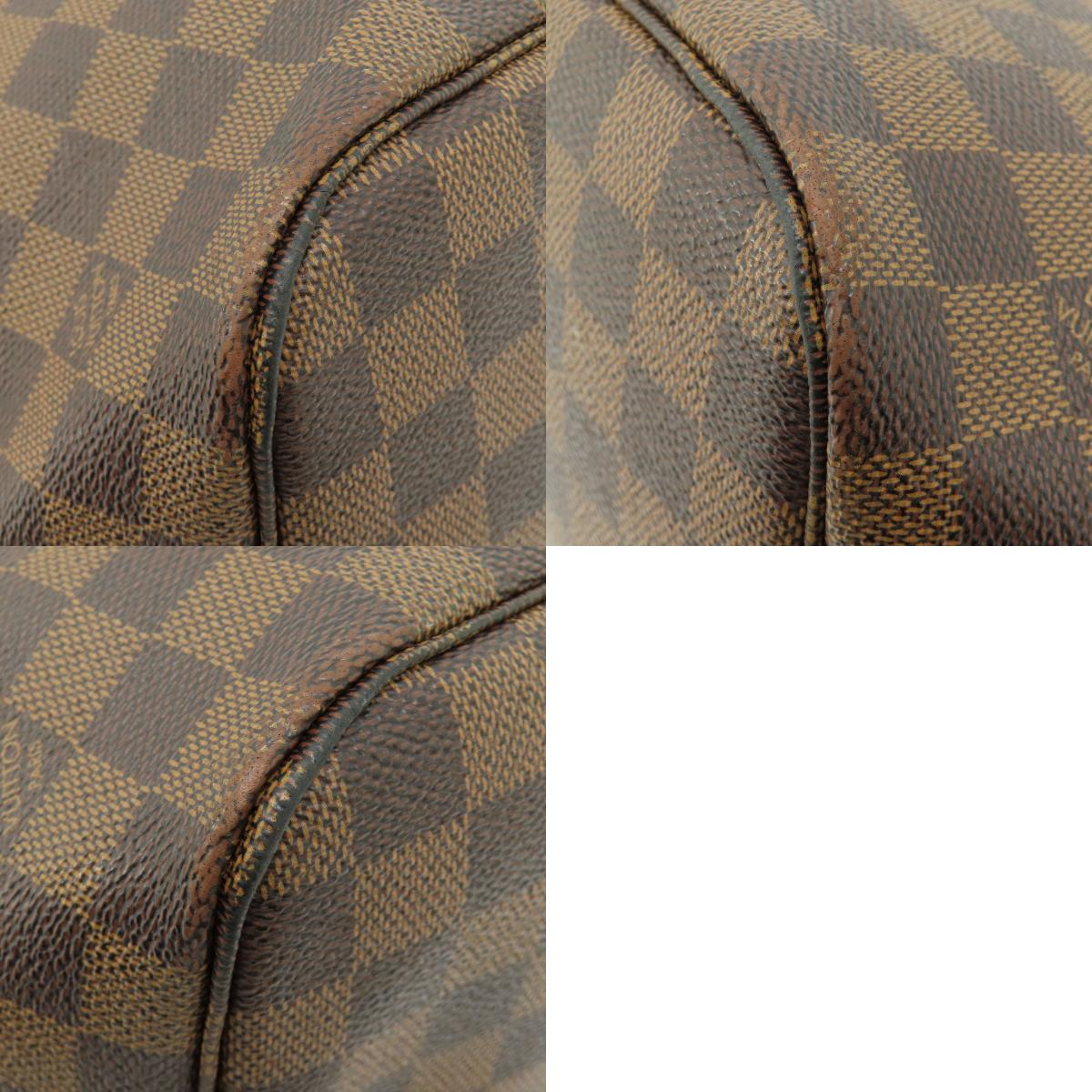 ルイヴィトン N41358 ネバーフルMM ダミエ エベヌ トートバッグ ダミエキャンバス レディース 【中古】【LOUIS VUITTON】