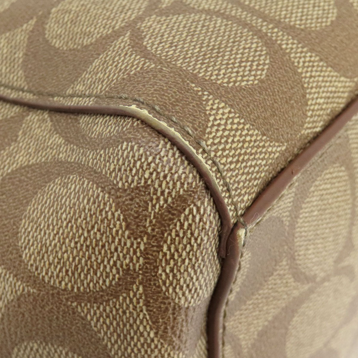 COACH F34899 Handbag Signature 2WAY PVC Ladies