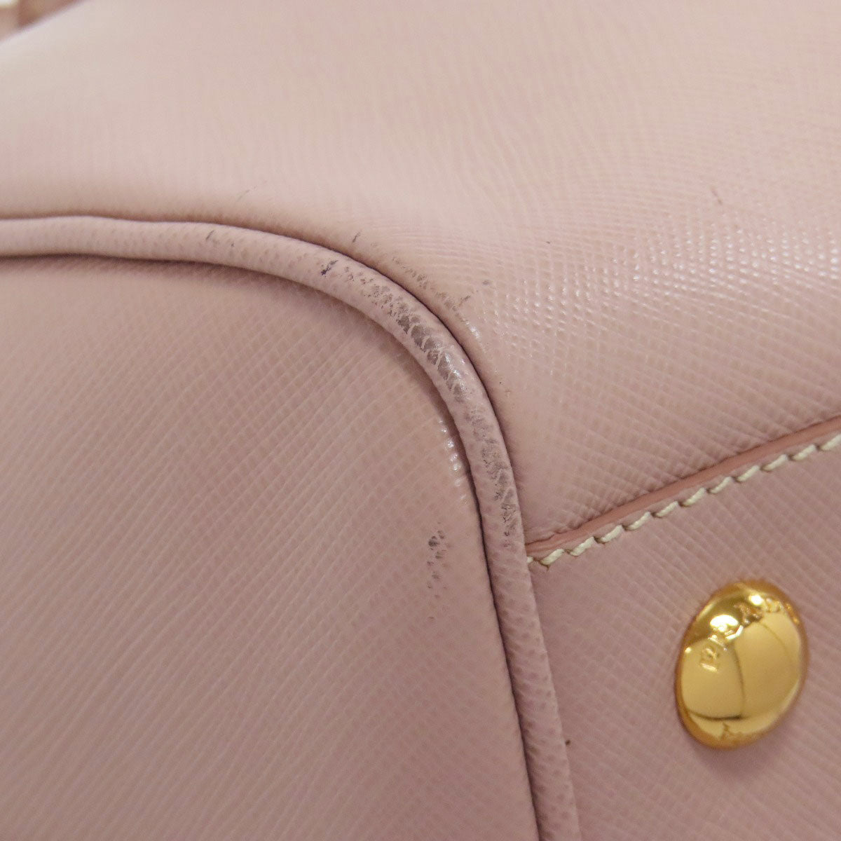 PRADA BL0823 Tote Bag Logo Hardware 2WAY Safiano Ladies