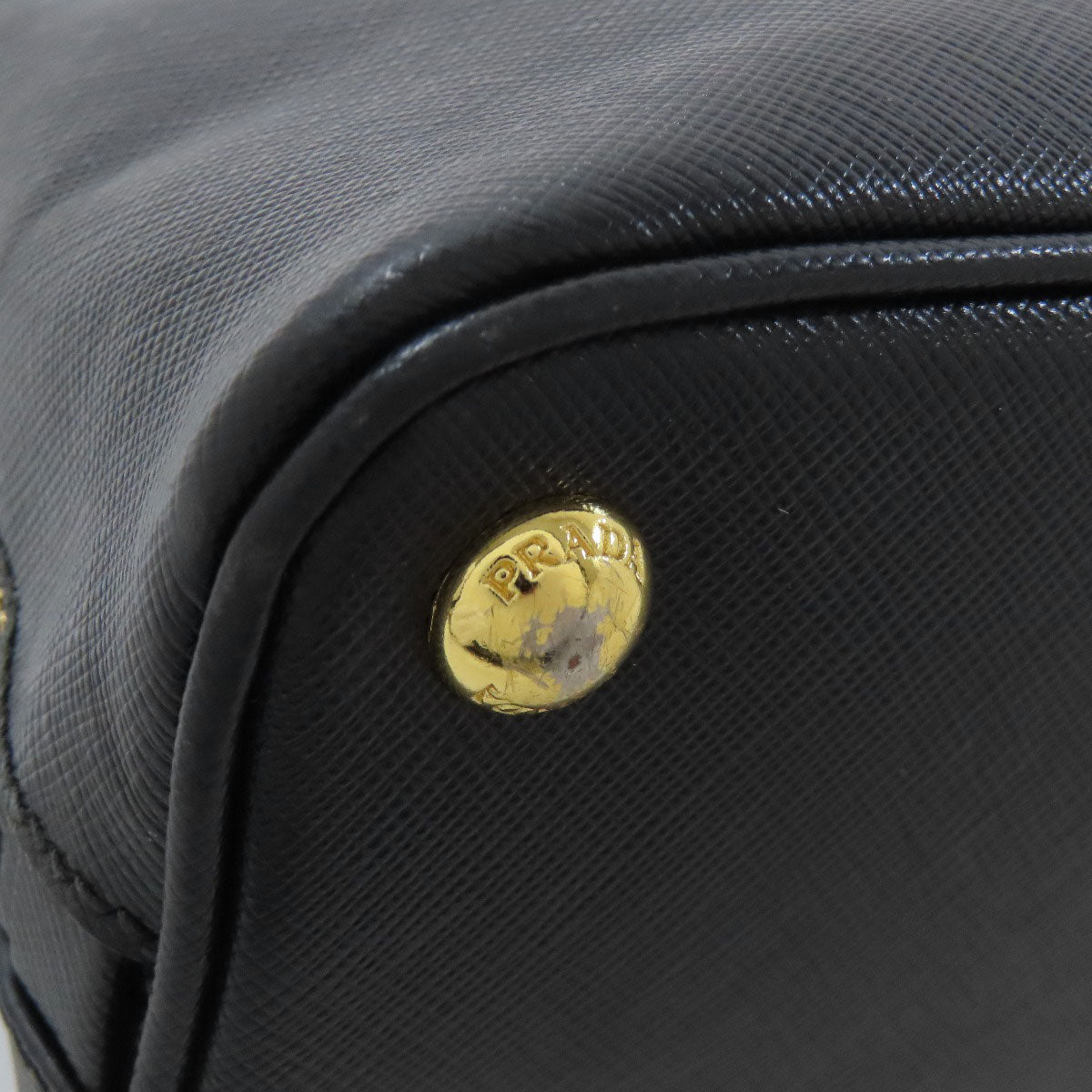 PRADA Handbag Logo Hardware 2WAY Safiano Ladies