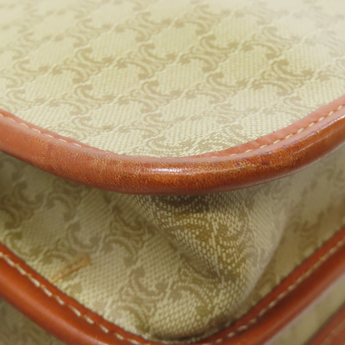 CELINE Shoulder Bag Macadam pattern PVC Ladies