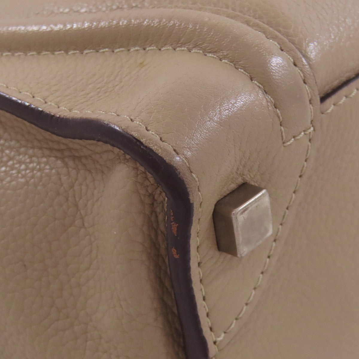 CELINE Handbag Luggage micro Leather Ladies