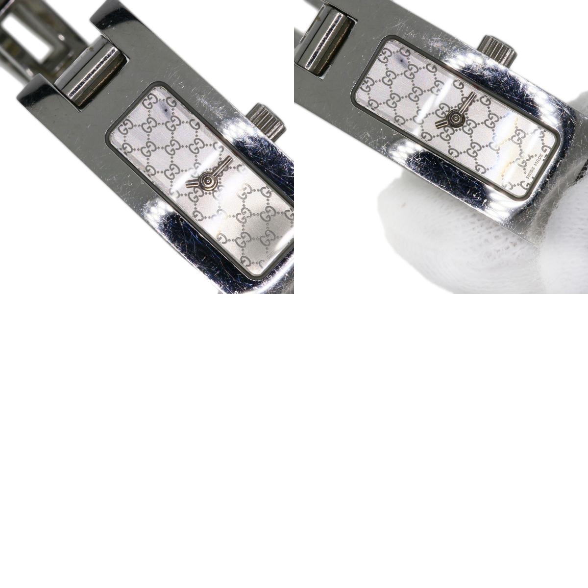 GUCCI Square face Watches 3900L Stainless Steel/Stainless Steel Ladies