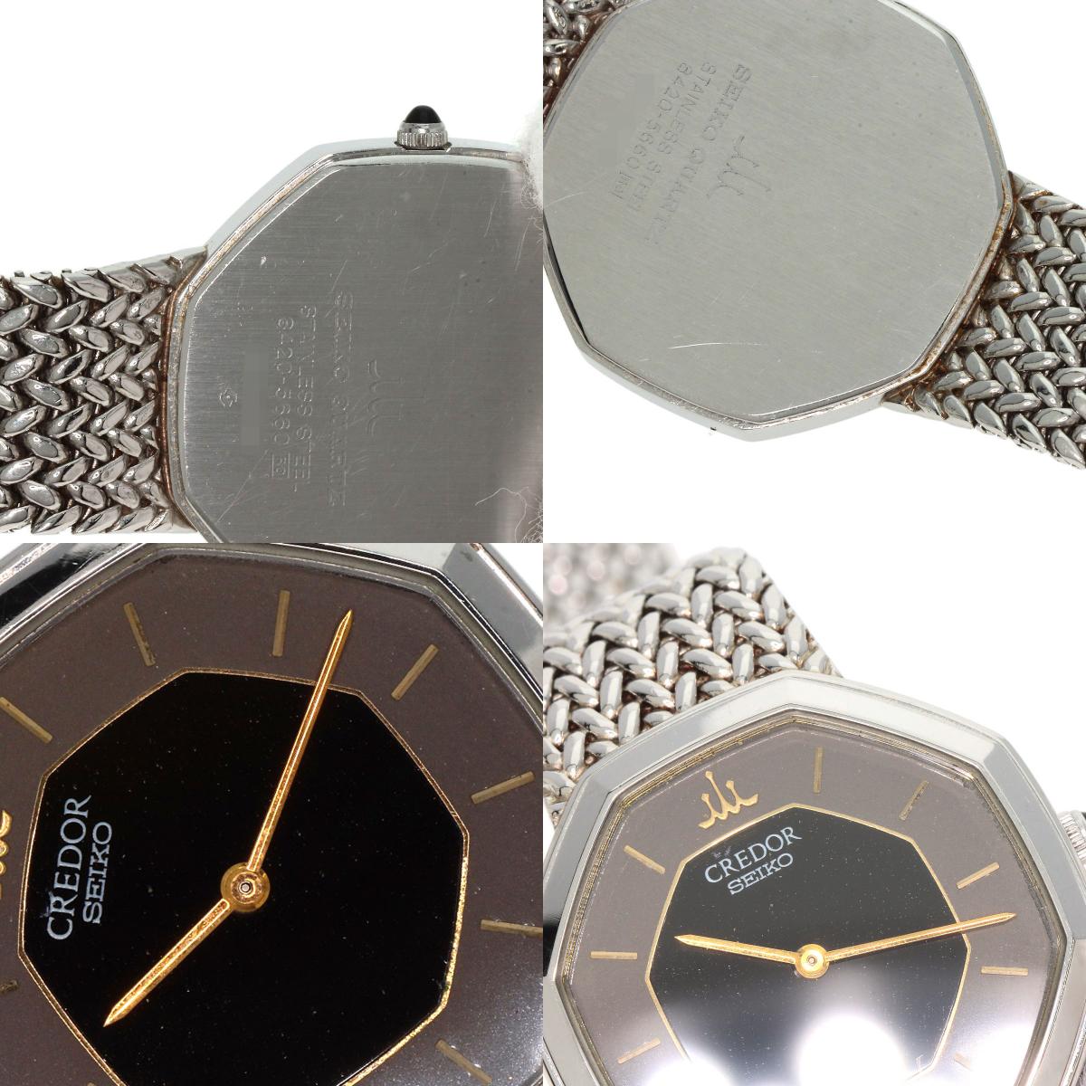SEIKO CREDOR Watches 8420-5660 Stainless Steel/Stainless Steel Ladies