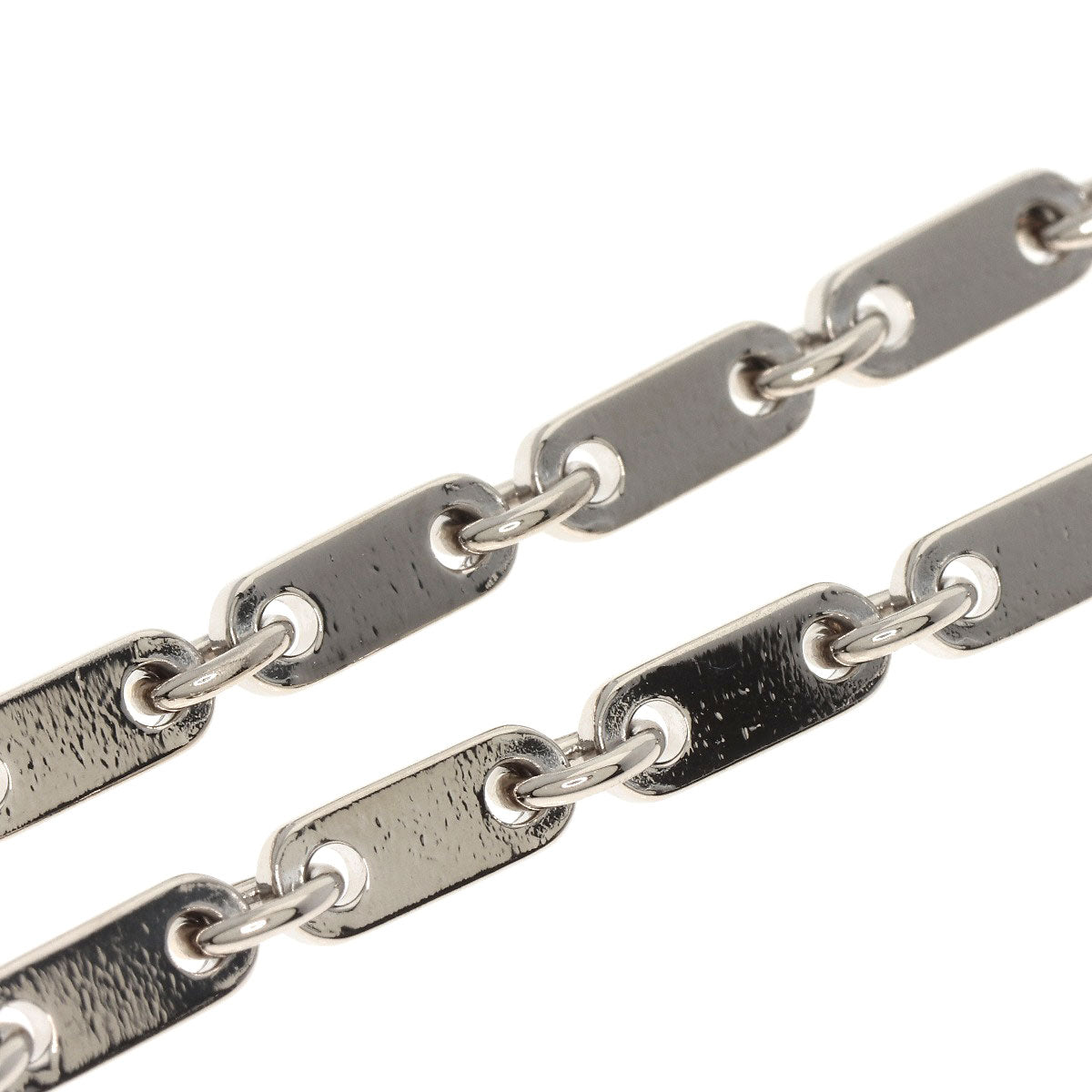 CARTIER Bracelet Figaro K18 White Gold Ladies
