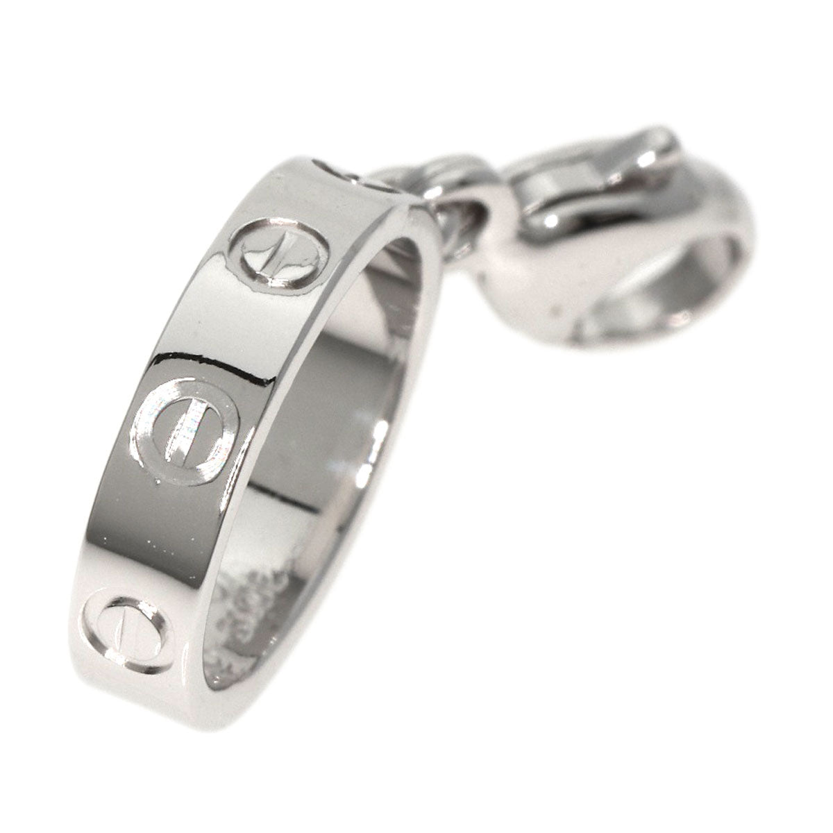 カルティエ ベビーラブ チャーム ペンダントトップ K18ホワイトゴールド レディース 【中古】【CARTIER】