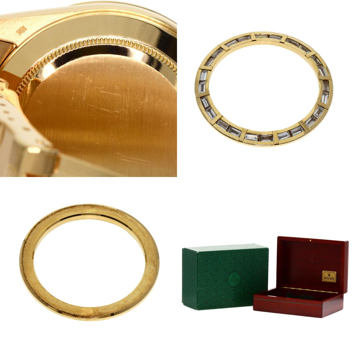 ROLEX Cosmograph Daytona 8P Diamond Watches 16528G K18 Yellow Gold/18K Yellow Gold mens