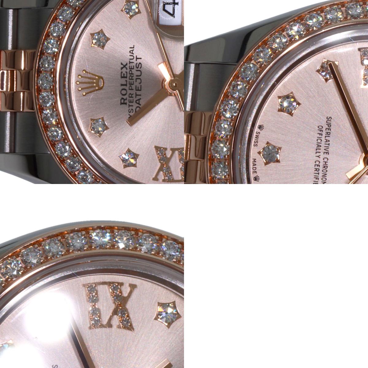 ROLEX Datejust 9P Star Diamond IX Diamond Watches 279381RBR Stainless Steel/SSxK18PG Ladies