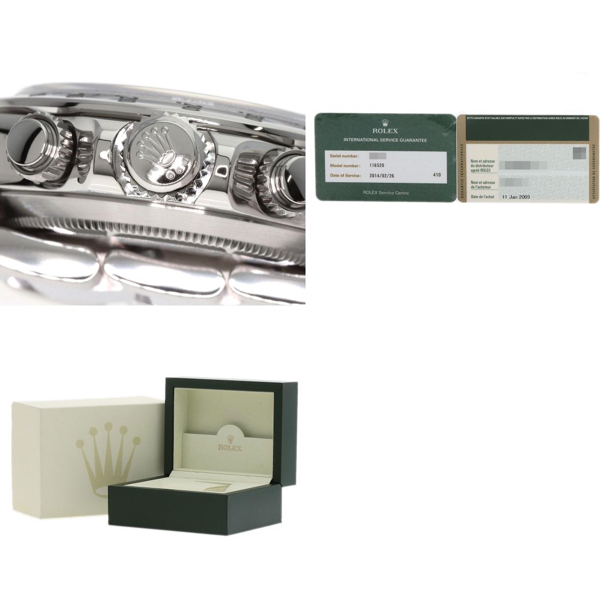 ROLEX Cosmograph Daytona Watches 116520 Stainless Steel/Stainless Steel mens