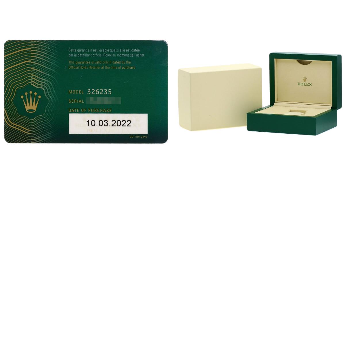 ROLEX Sky-Dweller Chocolate Brown Watches 326235 K18 Pink Gold/Rubber mens