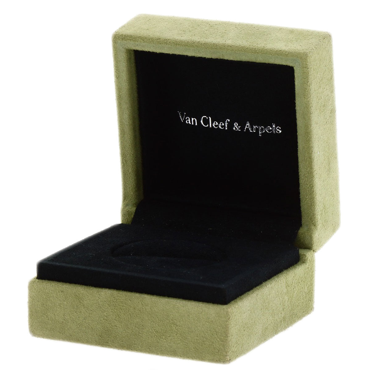 Van Cleef & Arpels Ring Vintage Alhambra Malachite Diamond #51 K18 Yellow Gold Ladies