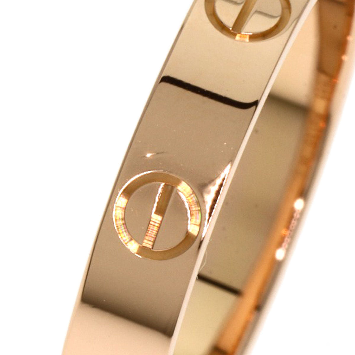 CARTIER Ring mini love ring #58 K18 Pink Gold Ladies