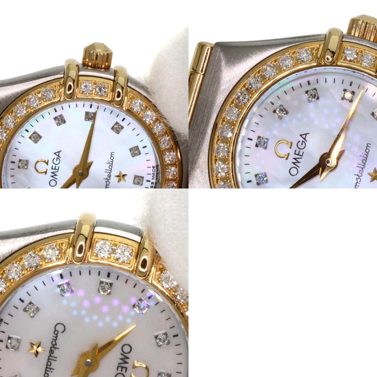 OMEGA Constellation 12P Diamond Watches 1267.75 Stainless Steel/SSxK18YG Ladies