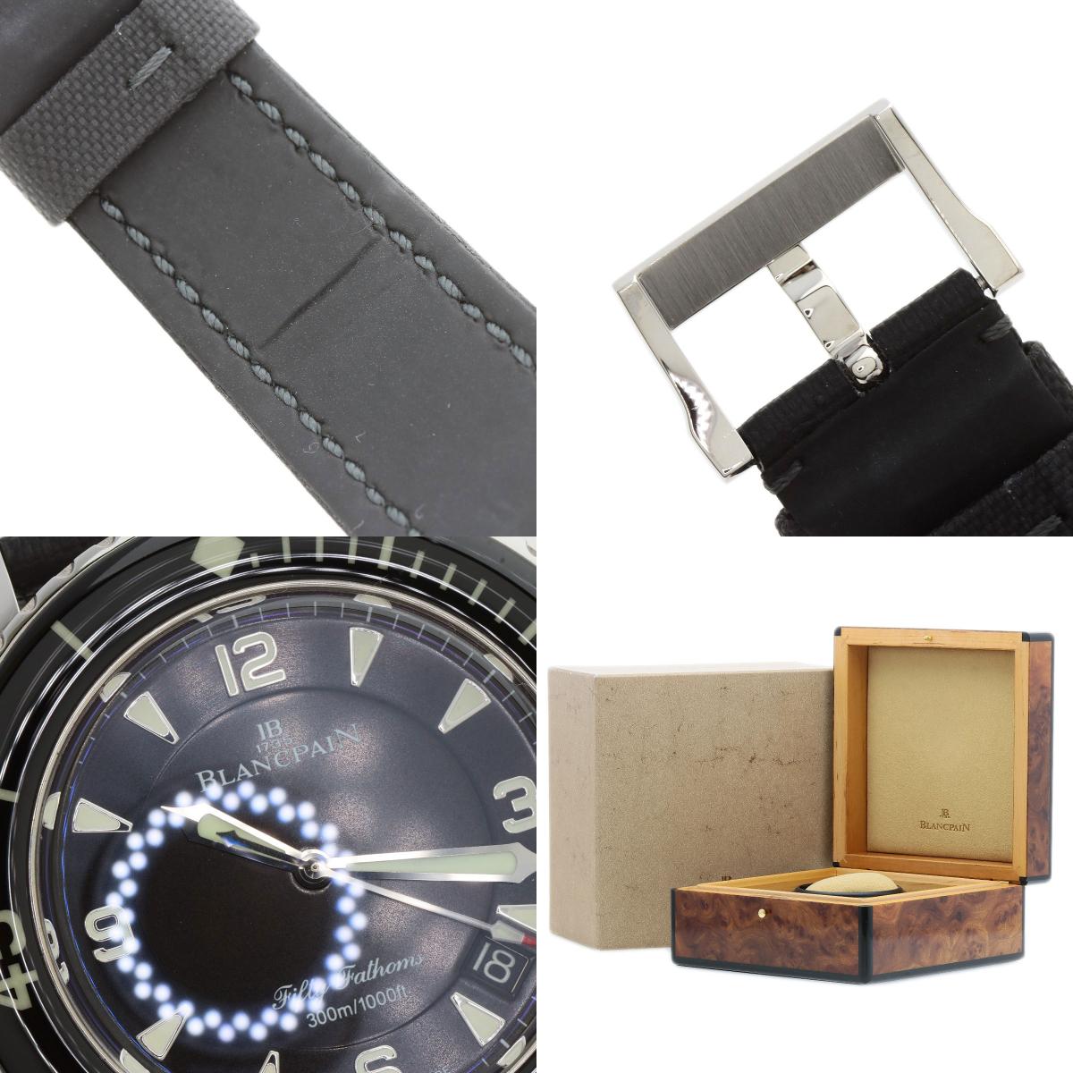 Blancpain Fifty Fathoms Watches 5015-1130-52A Stainless Steel/Sail Canvas Ladies