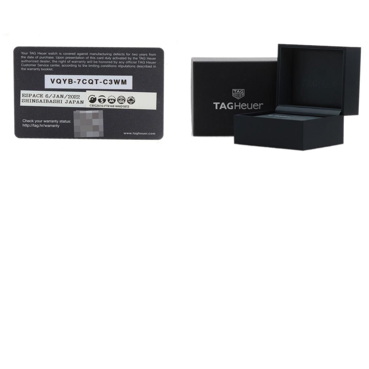 TAG HEUER Carrera Caliber 02 Watches CBG2A10 Stainless Steel/Rubber Ladies