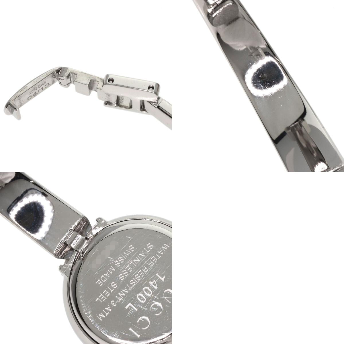 GUCCI Round face Watches 1400L Stainless Steel/Stainless Steel Ladies