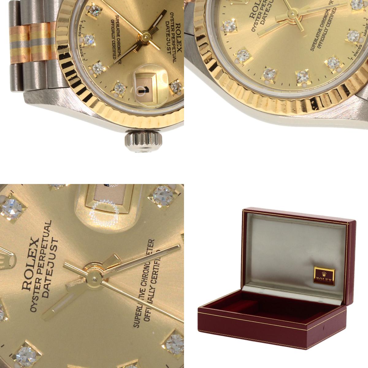 ROLEX Datejust 10P Diamond Toridoll Watches 69179BIC K18 White Gold/toridor Ladies