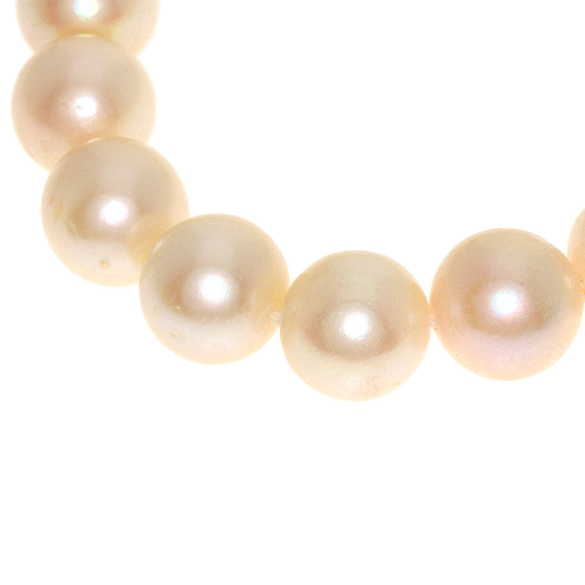 Akoya pearl Pearl Necklace Silver 31.2g�@Ladies