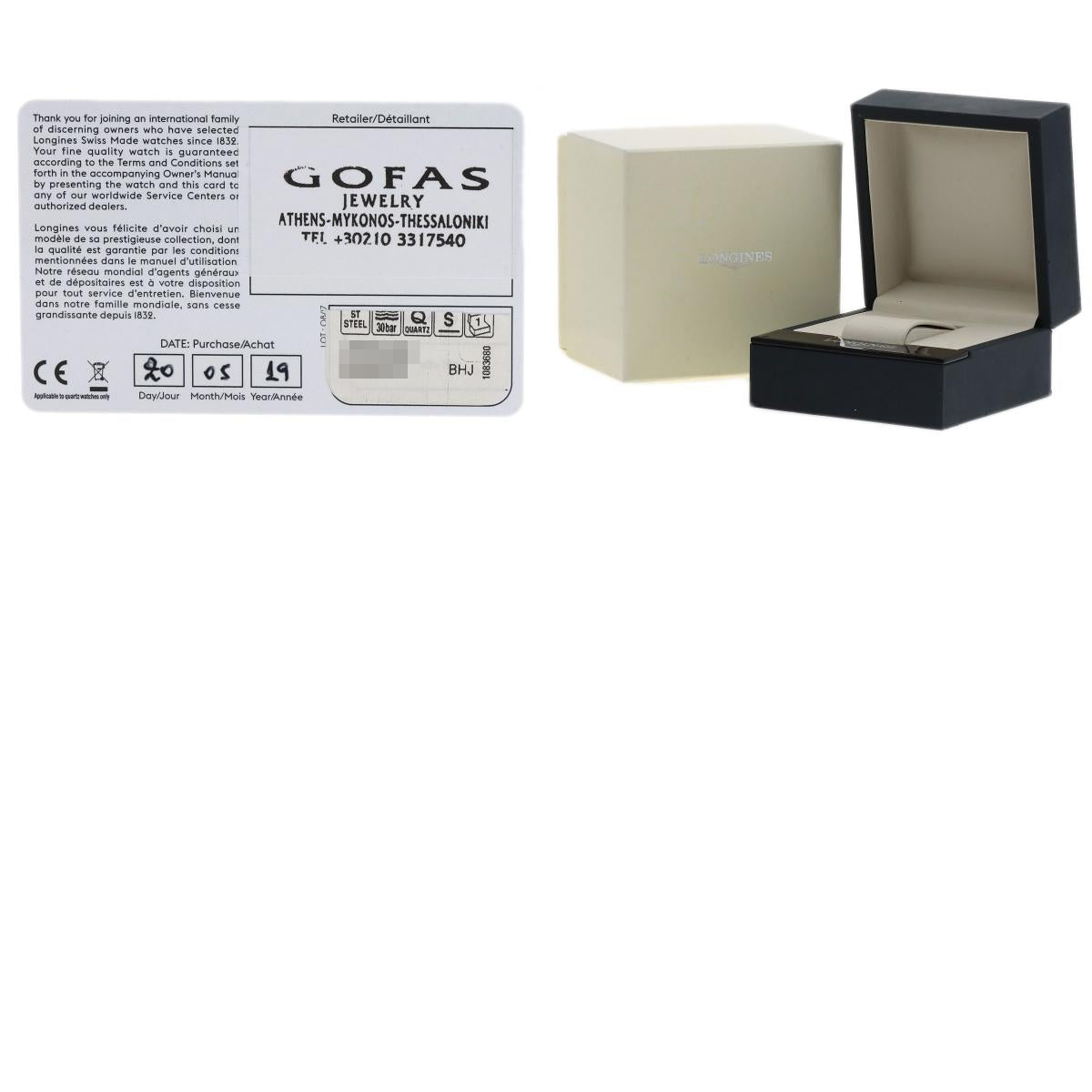 LONGINES Conquest L3.760.4 Watches L3.760.4 Stainless Steel/Stainless Steel mens