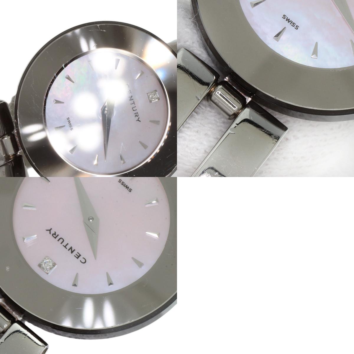 CENTURY Time Gem 1P Diamond Watches Stainless Steel/Stainless Steel Ladies