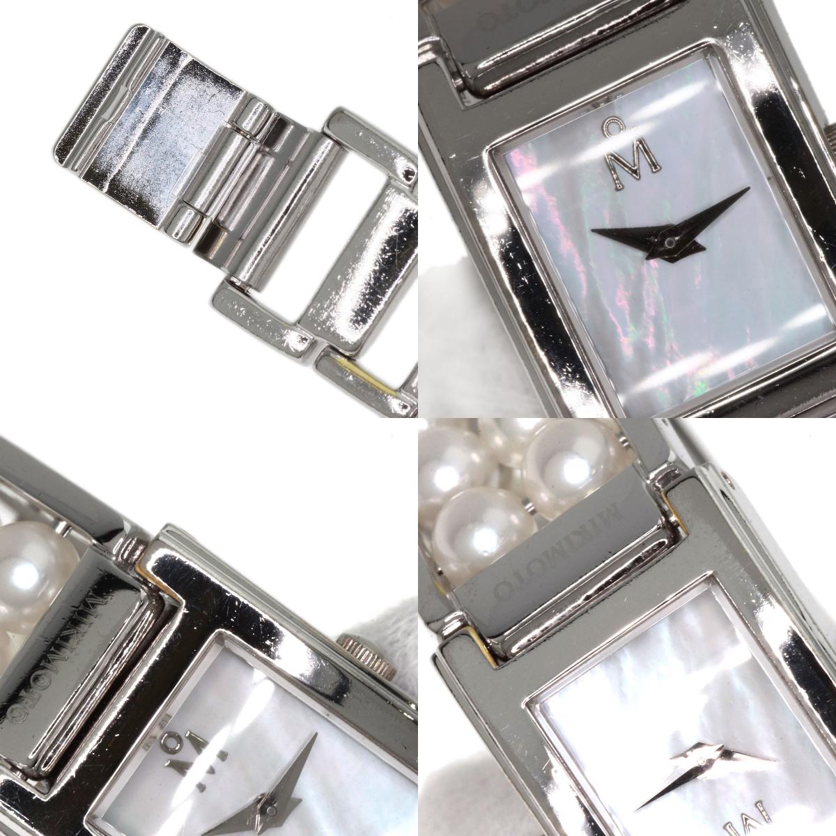 MIKIMOTO Pearl watch Watches NNS-8019PF Stainless Steel/SSxPearl Ladies