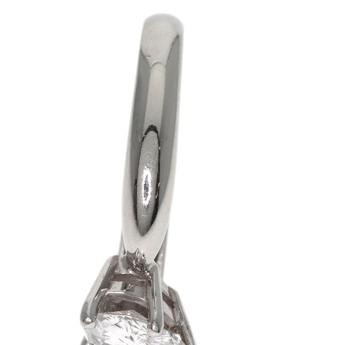 Jewelry Maki Heart Diamond Ring Platinum PT850 4.1g Ladies