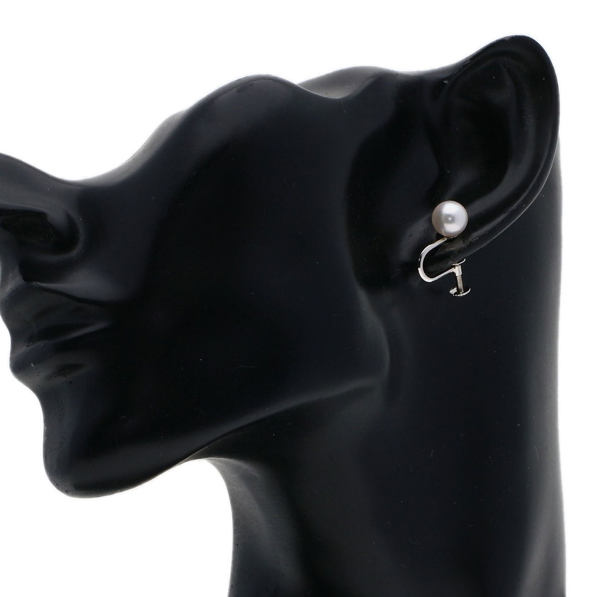Akoya pearl Pearl Earring K14 White Gold 1.9g Ladies