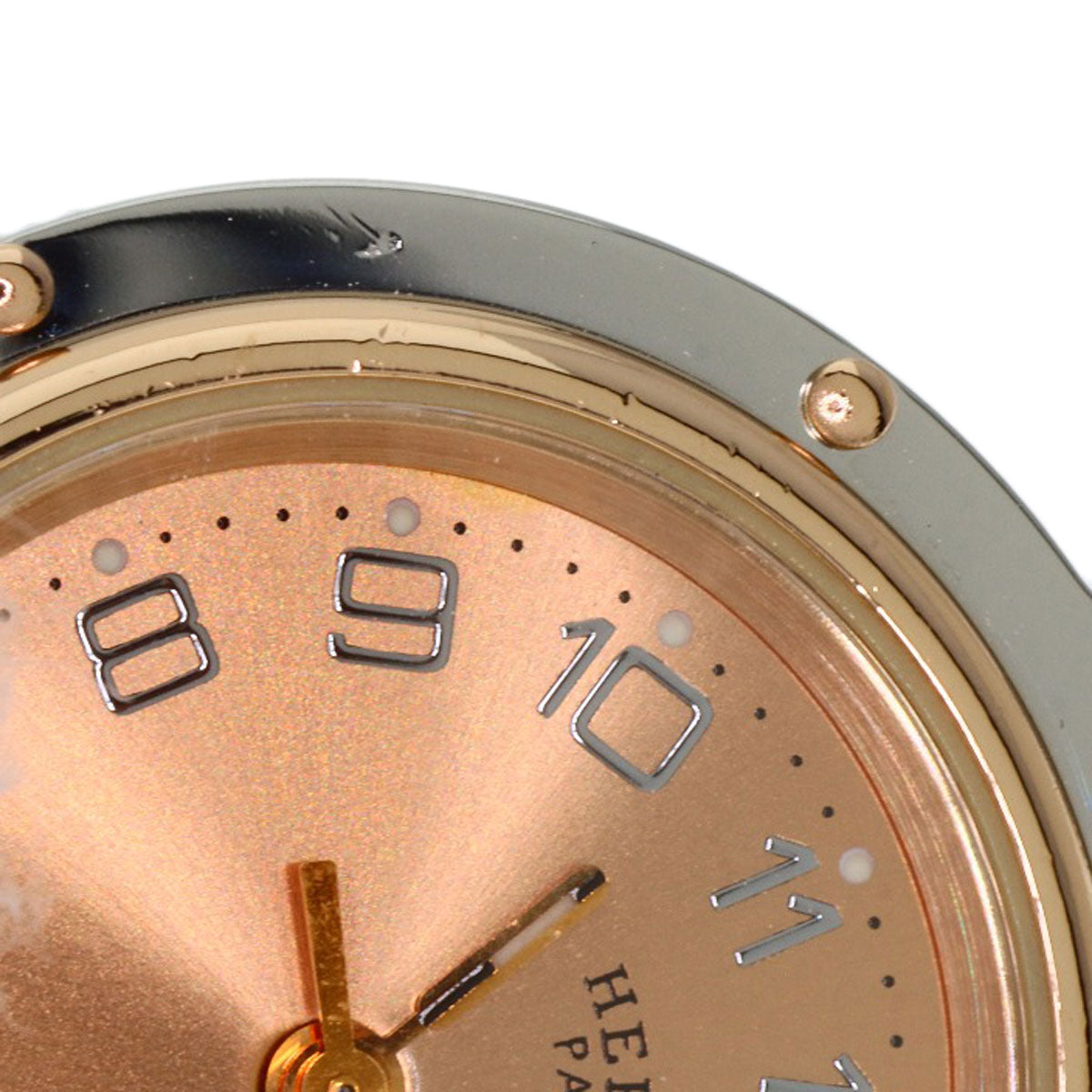 HERMES Clipper new buckle Watches CL4.221 Stainless Steel/SSxPGP Ladies