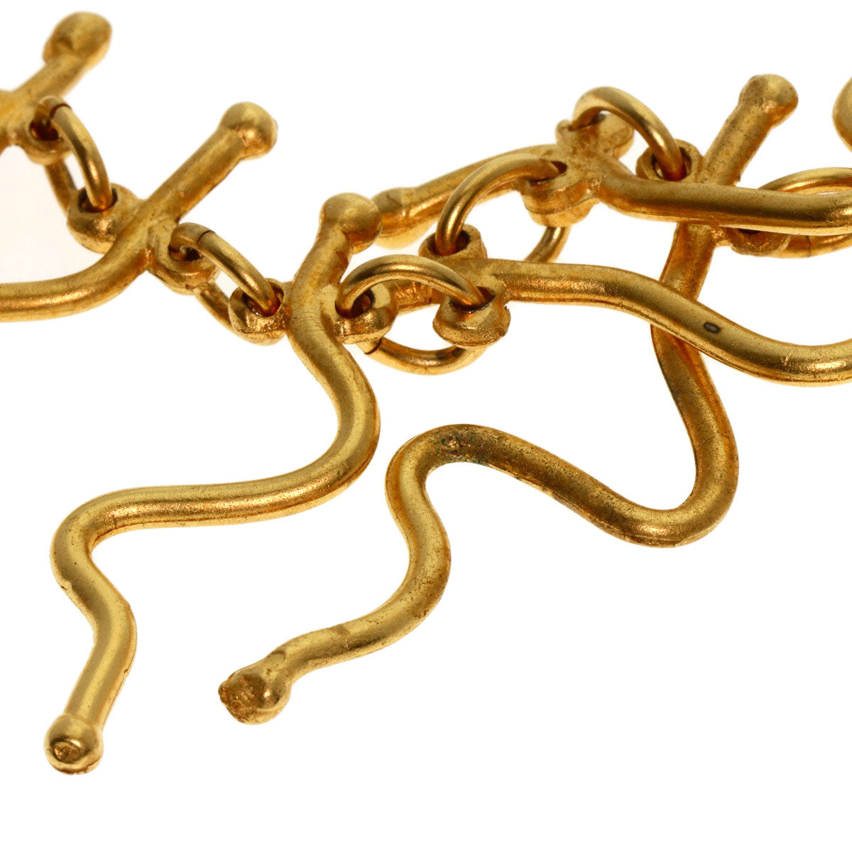 Bisque de Vert Necklace Gold Plated 48.9g Ladies