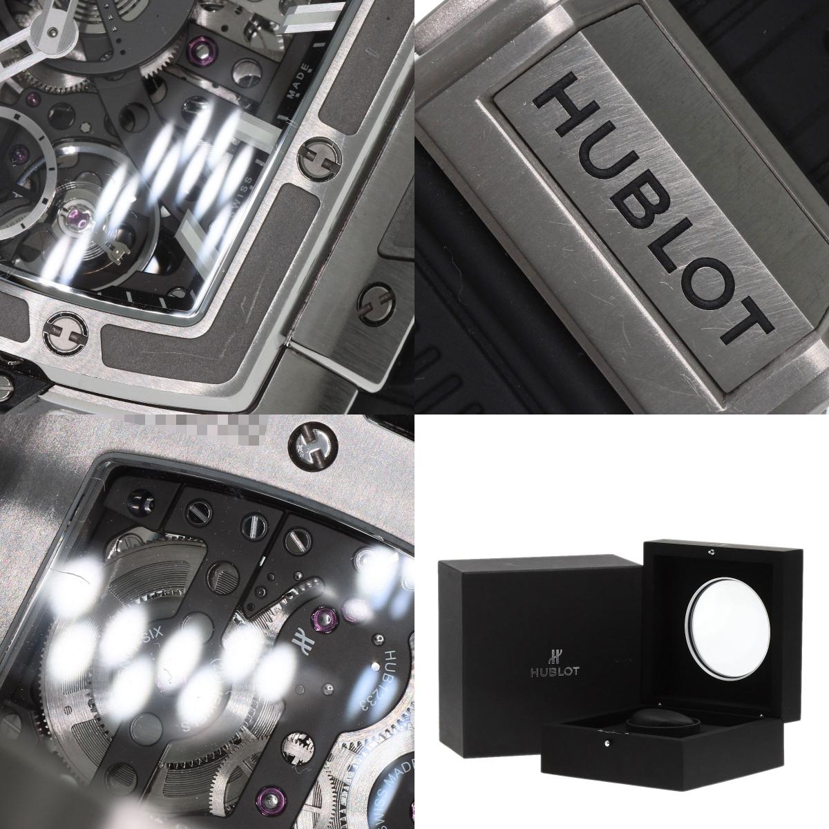 HUBLOT Spirit of Big Bang Mecha-10 Watches 614.NX.1170.RX Titanium/Rubber mens