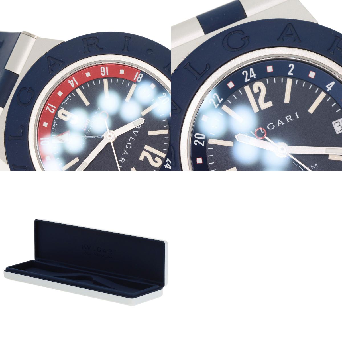 BVLGARI Aluminum GMT Watches BB40ATGMT aluminum/Rubber mens